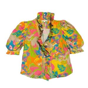 Love the Label Zuri Top Pina Print size Small